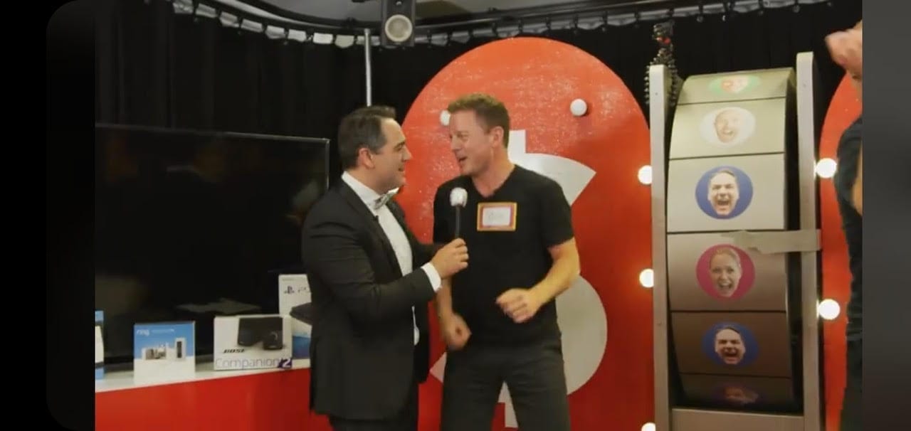 Wippa and Ben Fordham at Nova 96.9