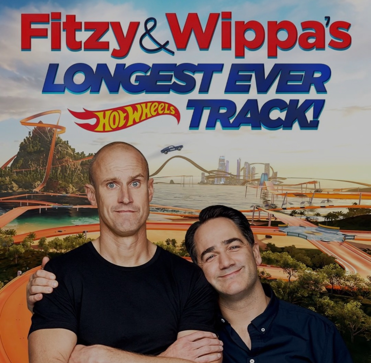 Hot Wheels World Record Attempt, Sydney, Australia with the Fitzy & Wippa show, Nova 96.9.