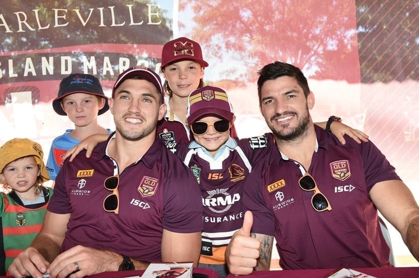 Sunglasses Given away to fans at the QRL Fan Day