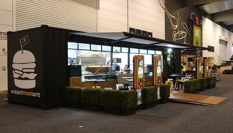 McDonalds Pop Up Container Restaurant by 1800 Projects