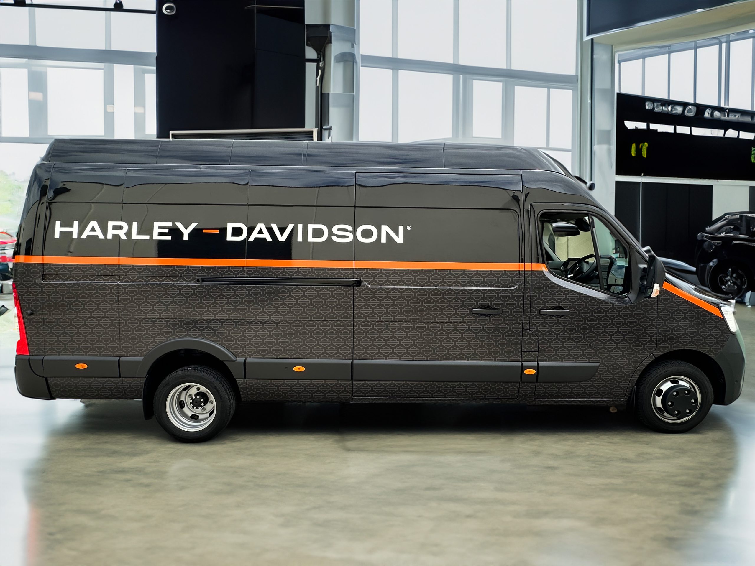 Harley Davidson Van by 1800 Projects. Wrapped with 3M Products
